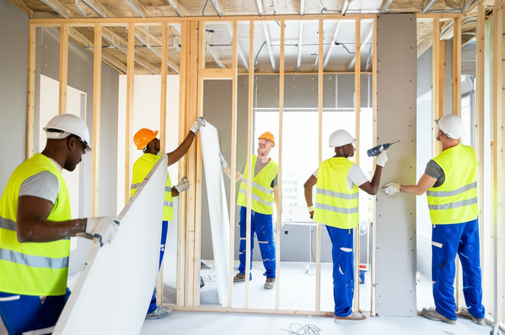 Van Nuys Drywall Services team